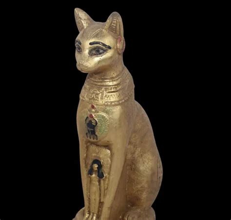 Rare Ancienne Gyptienne Antique Bastet Chat B T Statue Pharaonique