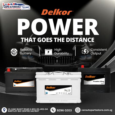 [Installation Provided] DELKOR Car Battery | EFB AGM Car Lorry Van ...
