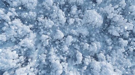 Premium AI Image | Abstract of snowflakes Beautiful winter landscape