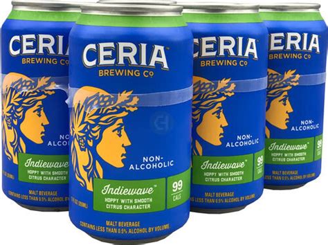 Ceria Indiewave West Coast IPA Non Alcoholic 12oz Cans 12OZ - Bevmax Superstore