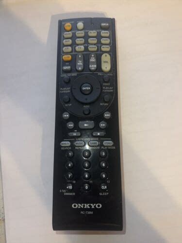 Genuine Onkyo RC 738M Remote Control OEM For HT RC160 HT S7200 TX SR607