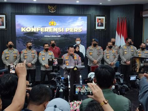 Polisi Tetapkan 6 Tersangka Peristiwa Kanjuruhan Malang