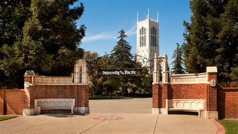 University Of The Pacific Main Gate Stockton California College Real