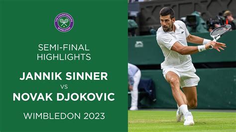 Jannik Sinner vs Novak Djokovic: Semi-Finals Highlights | Wimbledon 2023