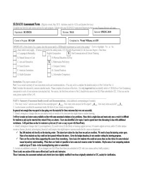 Fillable Online Contracosta Outcome Assessment Form Contra Costa