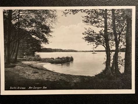 AK GRÜNAU BEI Berlin Am langen See ungelaufen ca 1940 EUR 9 99