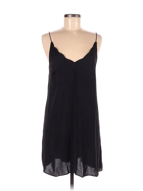 Topshop 100 Polyester Black Cocktail Dress Size 6 78 Off Thredup