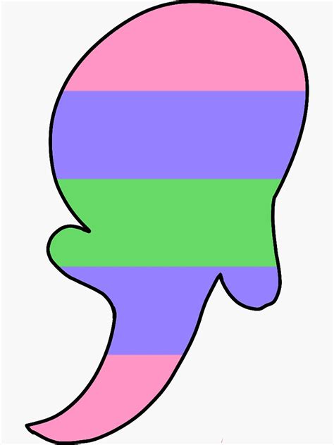 Trigender Pride Flag Ghost Sticker For Sale By Emogayworm Redbubble