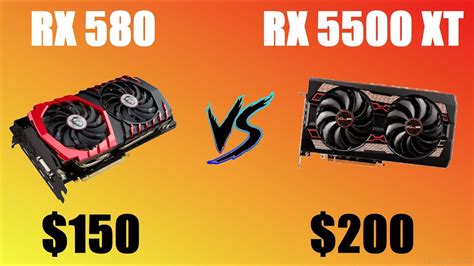 RX 580 Vs RX 5500 XT Which Should You Buy New Games Benchmark 2020