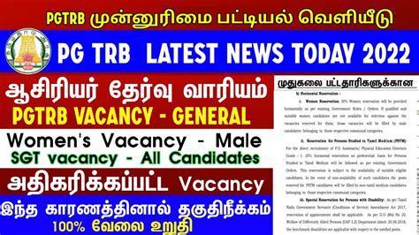 Pg Trb Lastest News Pg Trb Today News Pg Trb Cutoff Marks