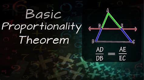 Basic Proportionality Theorem Youtube