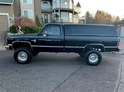 1987 Chevy Silverado K10 Single Cab Long Bed 4x4 V8 Automatic Only 75k Miles For Sale Photos