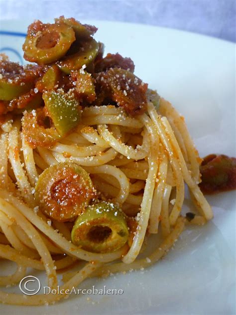 Spaghettini Alle Olive Dolcearcobaleno