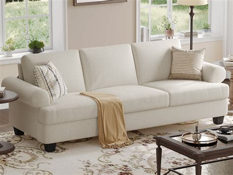 Blazant 91” Sofa Couch Deep Seat Sofa With Lawson Style Armrests