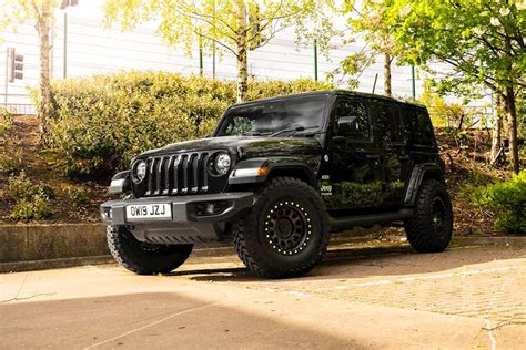 Jeep Wrangler Installed With Black Rhino Primm Alloy Wheels