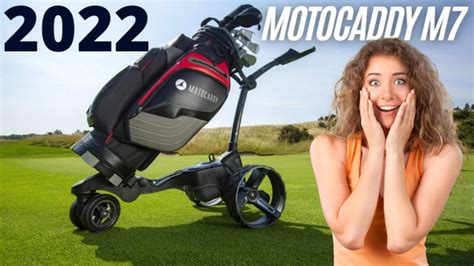 MOTOCADDY M7 REMOTE ELECTRIC CADDY GOLF CART REVIEW 2022 GPS ELECTRIC