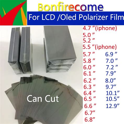 Pcs Lot Lcd Polarizer Film For Universal Size Lcd Polarizing Film