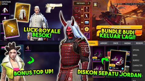 Bocoran Event Diskon Sepatu Jordan Luck Royale Besok Bonus Top Up