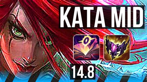 KATARINA Vs VEIGAR MID 17 1 5 9 Solo Kills Legendary 1800 Games