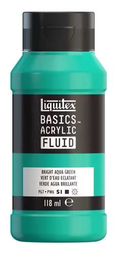 Tinta Acr Lica Liquitex Basics Fluid Ml Bright Aqua Green Frete Gr Tis