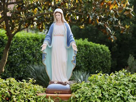 Our Lady of Grace 31 Inch Statue Virgin Mary Statue Blue - Etsy Canada