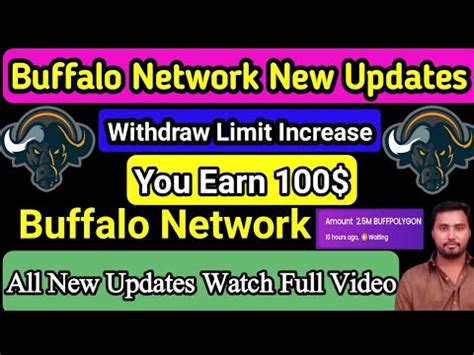 Buffalo Network Buffalo Network Withdrawal Buffalo Network All New