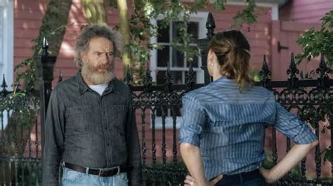 Back denim shirt worn by Michael Desiato (Bryan Cranston) as seen in ...