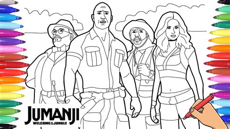 Jumanji Coloring Pages For Kids