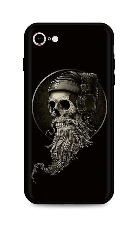 Obal Na Mobil Iphone Se Silikon Dark Topq Music Skeleton Kryt