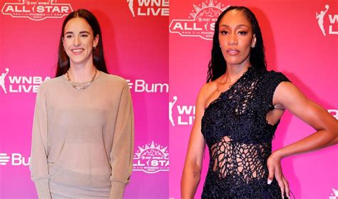 Caitlin Clark Goes Sheer In Armani Dress Aja Wilson Wraps Into See