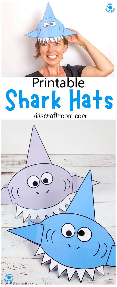 Shark Hat Craft - Kids Craft Room