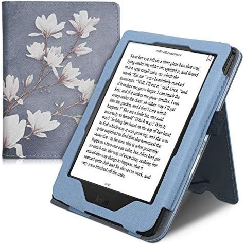 Kwmobile Origami Case Compatible With Kobo Nia Case Slim Premium Pu