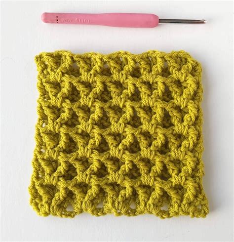 Reversible V Stitch Waffle Crochet Tutorial Annie Design Crochet Crochet Cables Pattern