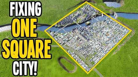 Epic Fix Of One Tile City In Cities Skylines One Square Challenge