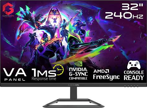 Gameon Fhd Flat Gaming Va Monitor Hz Refresh Rate Ms