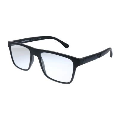 Emporio Armani Ea W Unisex Rectangle Sunglasses Black Mm