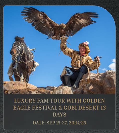 Luxury FAM Trip to Mongolia in 2024/25, Early Booking Discounts available