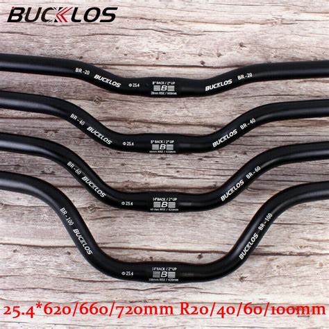 Bucklos Mm Bicycle Handlebar Mm Bike Riser Bar Aluminum