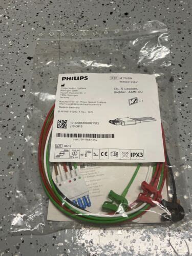 Philips M1968A 5 Leadset AAMI ICU Grabber ECG 989803125841 NEW EBay