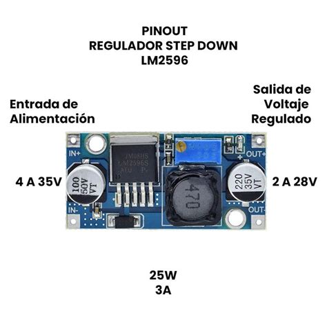 Lm2596 Modulo Regulador De Voltaje Step Down 3a Rantec Electronics