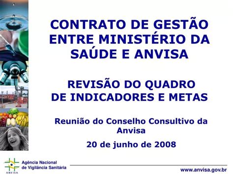 Ppt Contrato De Gest O Entre Minist Rio Da Sa De E Anvisa Revis O Do