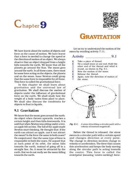 NCERT Book Class 9 Science Chapter 9 Force And Laws Of Motion