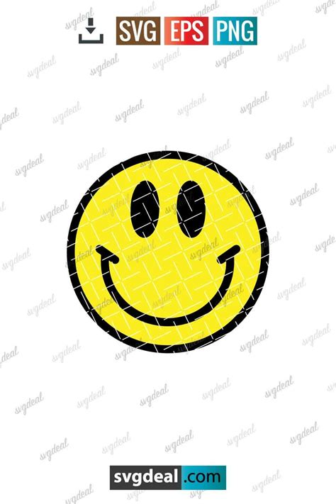 Free Groovy Smiley Face Svg - SVGDeal.com