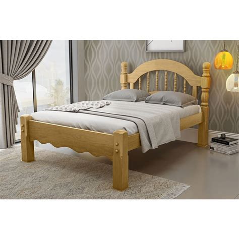 Cama Casal Roma De Madeira Maci A Cm