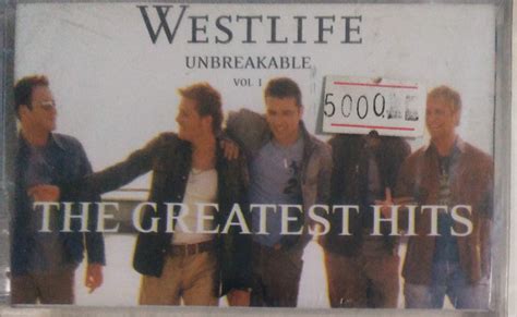 Westlife Unbreakable The Greatest Hits Vol Cassette