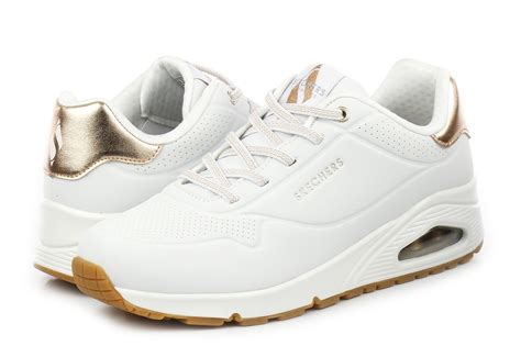 Skechers Sneaker Uno Shimmer Away Wht Office Shoes