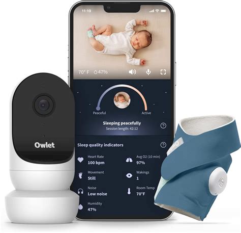 Amazon.com: Owlet Dream Duo 2 Smart Baby Monitor - 1080p HD Video Baby ...