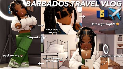 Barbados Travel Vlog Pack W Me Hair Appt Late Flight Airport Vlog