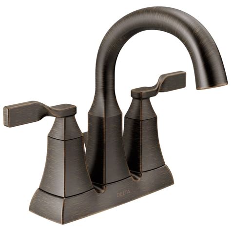 Delta Sawyer Venetian Bronze 2 Handle 4 In Centerset Watersense