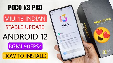 POCO X3 PRO MIUI 13 Indian Stable Update RollOut MIUI 13 0 1 0 Stable